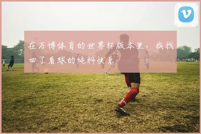 在万博体育的世界杯版本里，我找回了看球的纯粹快乐