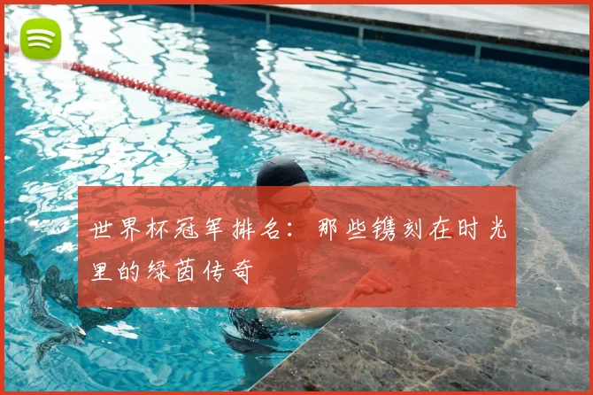 世界杯冠军排名:那些镌刻在时光里的绿茵传奇